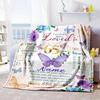 Happy 65th Birthday Personalized Name Blanket Gift Personalized Blanket Warmthful Decor Perfect for Home Decor Picnics Livingroom Office