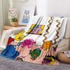 Mr. Men and Little Miss2 Flannel Blanket, High quality Comfortable for All Seasons, Home Decor, Warmth and Comfort