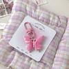 Cute Letter Butterfly Keychain Pendant For Women Girls  Exquisite Tassel Keychain Creative Bag Decoration Accessories