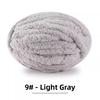 Handmade DIY Rainbow Adient Yarn Scarf  Tail Line Finger Knitting Cozy  Nest  Cuion Thi Ice Strip Yarn