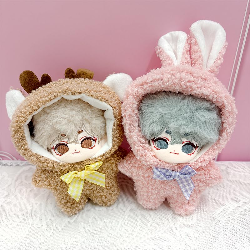 Rosa g.trigger Plüschtier Kigurumi (10 cm) Baumwoll-Puppenkleidung für 10cm Kaninchen, Kompatibel mit Oshi-Nui (Gebraucht)