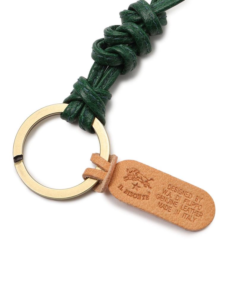 Key Ring F Red Brown [Il Bisonte] 54_1_54242305250