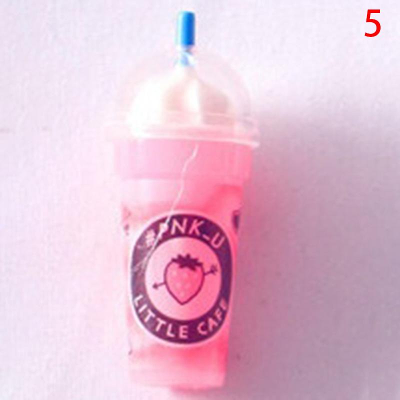 Mini Milkshake Ice Cream Lemon Milk Fruit Tea Water Cup Strawberry Banana Miniatures Dollhouse Accessories Cups Kitchen Toys