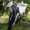 Halloween Hanging Skeleton Ghost Decor Outdoor Scary Prop Haunted House Escape Room Door Decoration