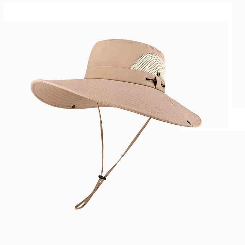 Oversize Panama Hat For Women & Men - Summer Beach Sun Protection Bucket Hat, Uv400 Upf50+ Wide Brim Unisex Outdoor