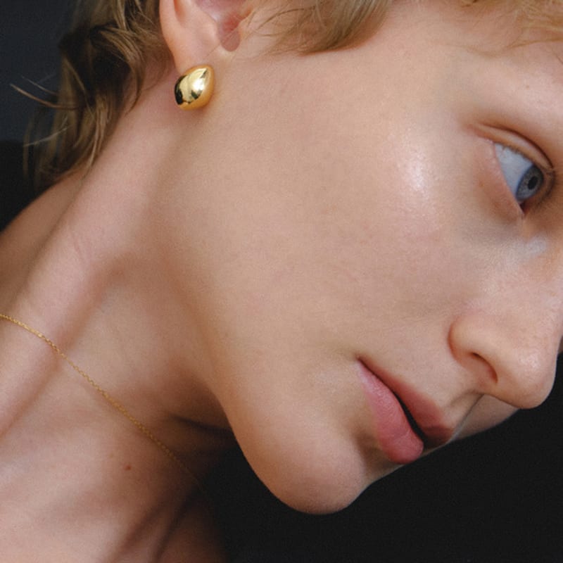 leeENoir Egg Ball Earring (2color)