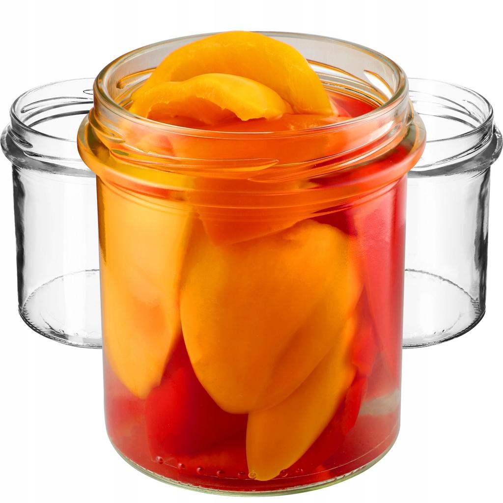 KADAX 10x Glas Glas 350ml Für Konserven Marmelade Honig Pastete Fleisch