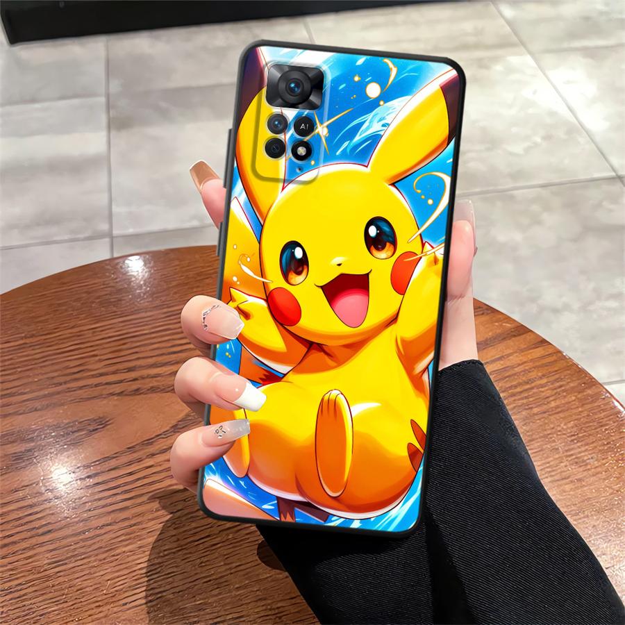 Cute Pokemon Pikachu Case for Xiaomi Redmi Note 14 12 Pro 13 Pro Plus 7 8 10 11s 12s 11 10S 9S 9 Funda Phone Cover