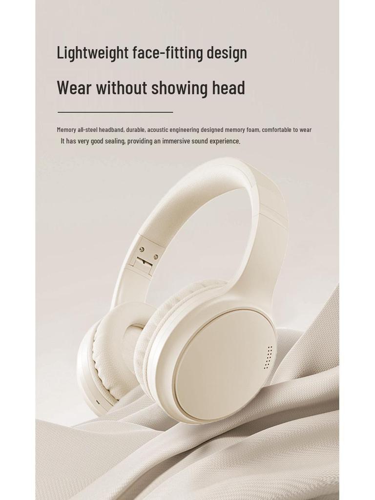 ANC Noise-Cancelling Bluetooth Headset with Ultra-long Battery & Full Coverage Ear Cushions