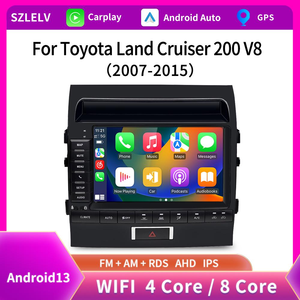2007-2015 Toyota Land Cruiser Android Navigation MP5 Bluetooth WiFi Display