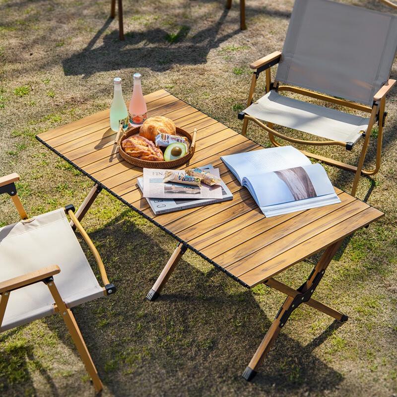 Portable Folding Roll-Up Camping Table