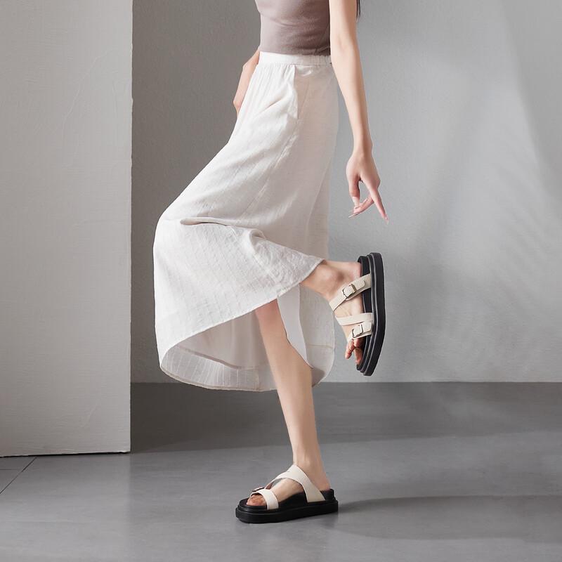SOFSIL A-Line Midi Skirt