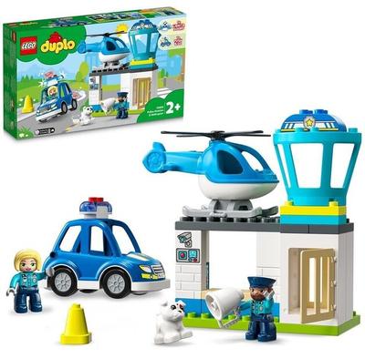LEGO DUPLO 10959 Secție de poliție și elicopter cu sunet