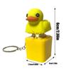 Duckling Quack Fidgety Toy Duck Keyboard Keycap Regulator Rattle Button Sound Keychain Decorative Ornament