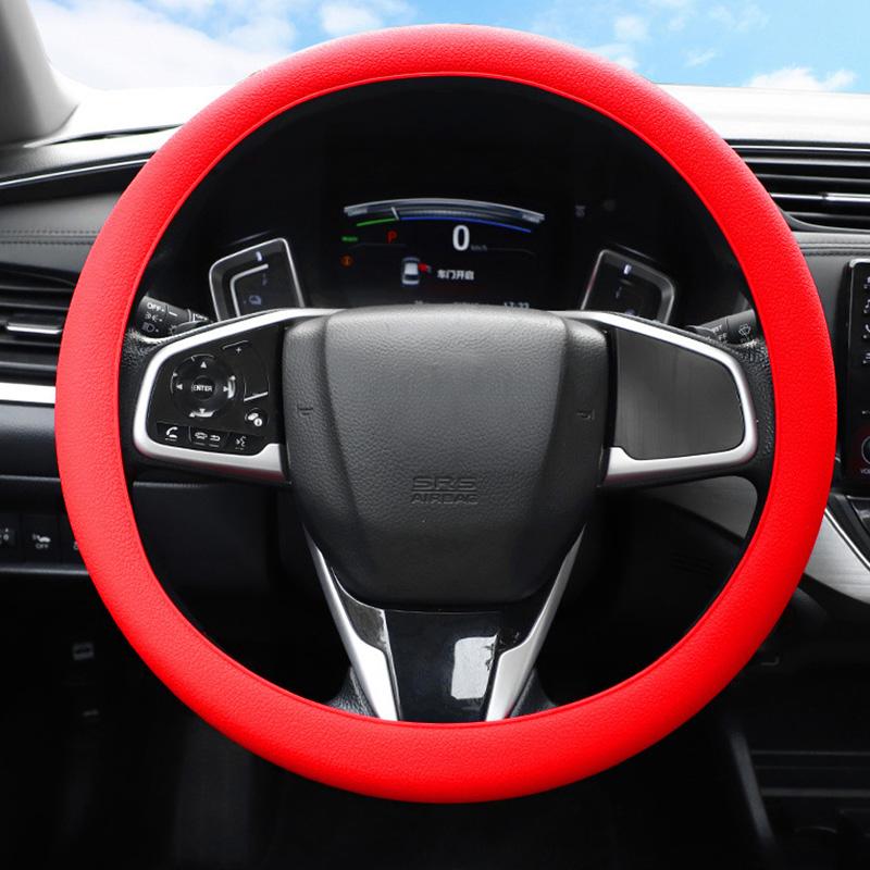 1PC Vier Jahreszeiten Auto Lenkrad Abdeckung Handschuh Abdeckung Silikon Lenker Abdeckung Zubehör Weich
