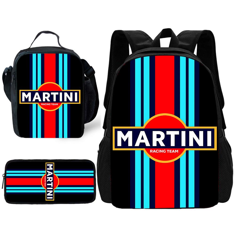 Sacīkšu M-MartiniS S-Svītras Bērnu Skolas Mugursoma