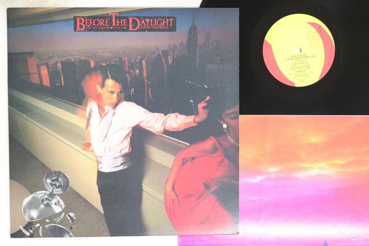 

LP Record TOSHIKI KADOMATSU - Before The Daylight M28L1001 BMG 1988 Japan Japanese Pop/Rock Used