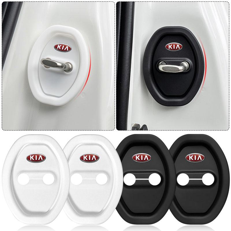 4ks Kryt zarážky dveří auta Ochranné kryty zámku dveří Zboží do auta Pro KIA Sportage Ceed Rio 3 4 k2 k3 k4 k5 k6 K7 K8 Picanto Sorento Optima