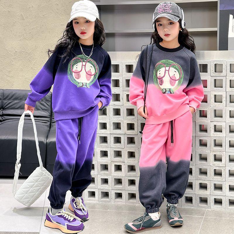 

Stylish Girls Casual Sports Sweatshirt Set - Spring/Autumn 2025 140 cm