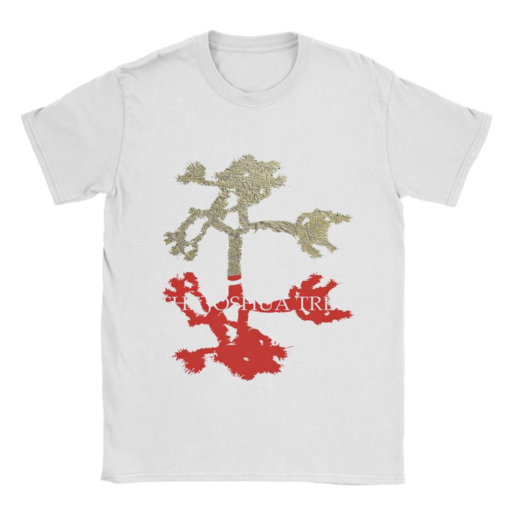 Mens U2 Rock Band T Shirts Pure Cotton Clothing Fashion Short Sleeve Crew Neck Tees Big Size TShirt