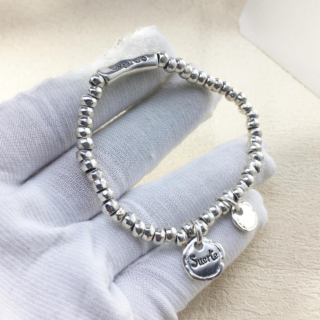 2024 UNOde50 Elegantes euro-amerikanisches Namensschild-Armband – Exquisites Mode-Geschenk für Frauen