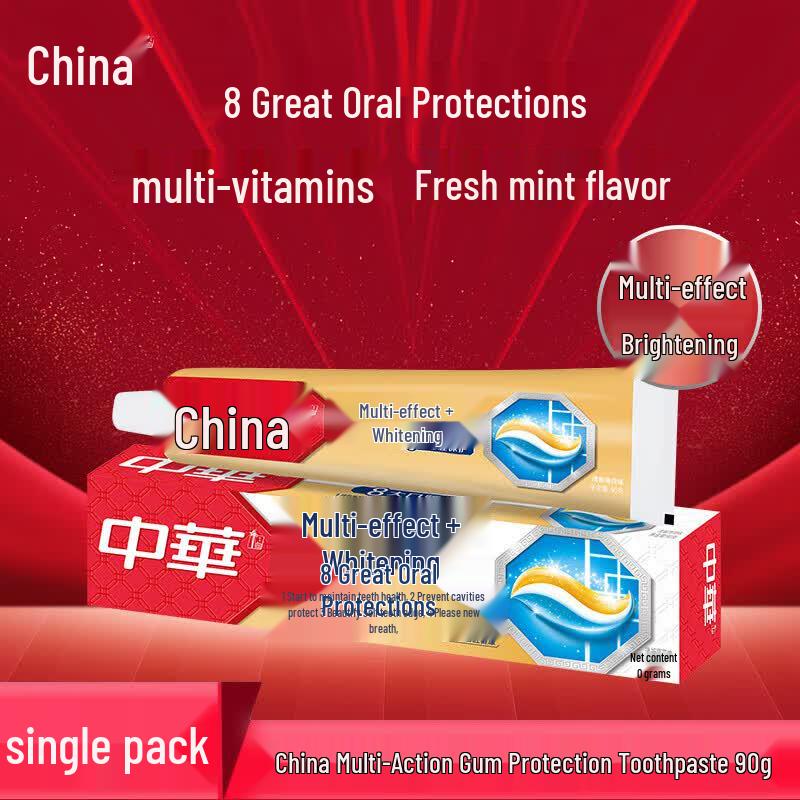 Zhonghua Multi-effect Whitening Cool Mint Toothpaste
