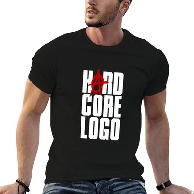 Hard Core Logo Hard Core Logo Klassiek T-shirt man t-shirts grafisch heren t-shirt katoen 100% grappig