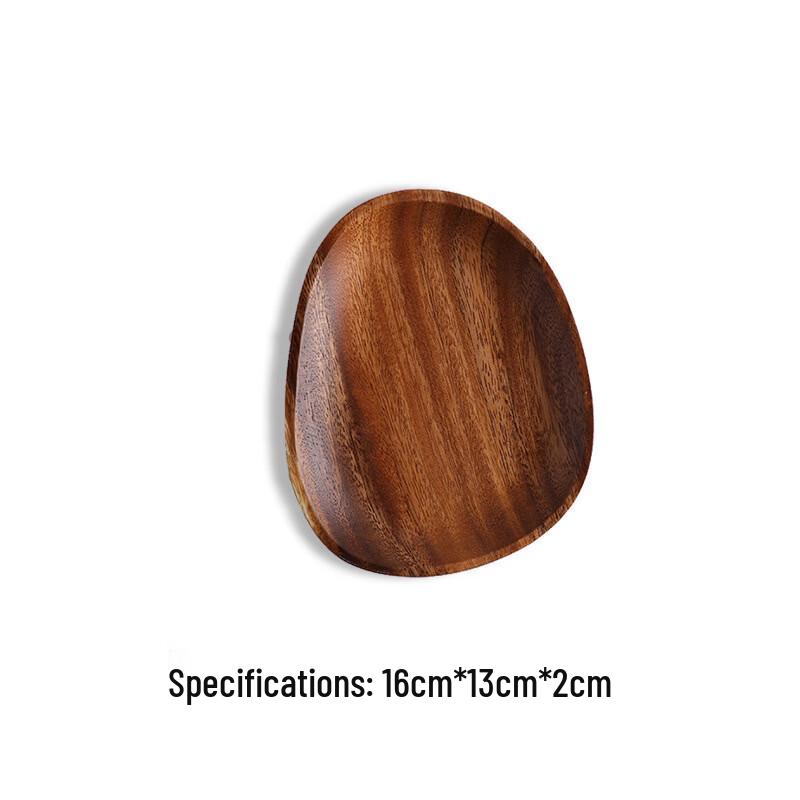 Abay Walnut Wood Serving Tray Set