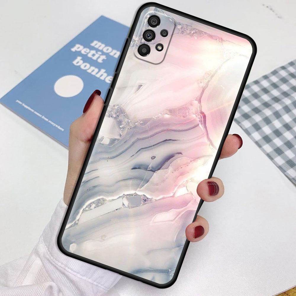 Case For Samsung Galaxy A52 A12 A51 A32 A21s A71 A53 A13 A32 A72 A31 A33 A22 A03 A41 Phone Cover Marble