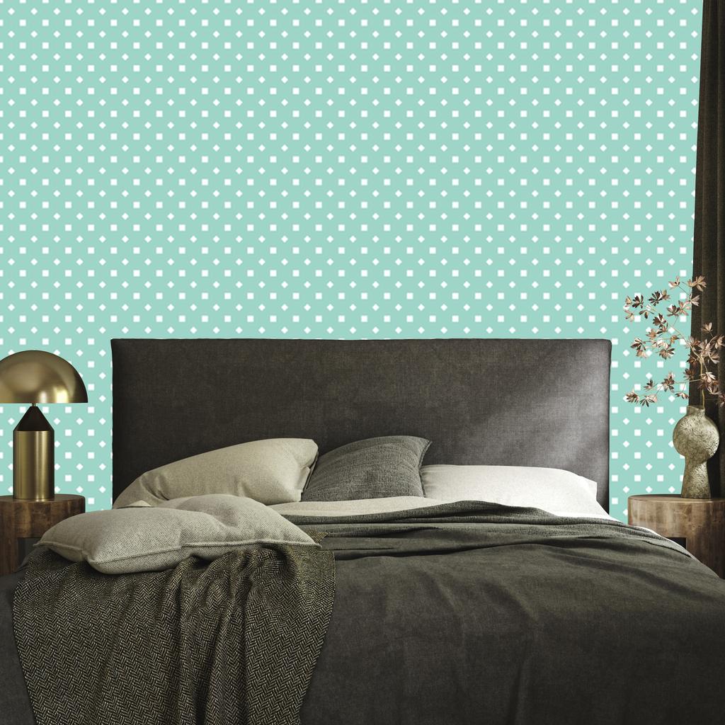 Mint Dots Wallpaper, Subtle Detail for Living Room and Bedroom 50x1000