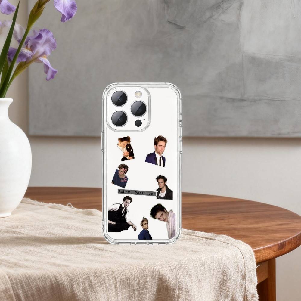 

Handsome Actor R-Robert P-Pattinson Phone Case For iPhone17,16,15,14,13Pro Max,us,Soft Silicone Transparent Cover iPhone17air