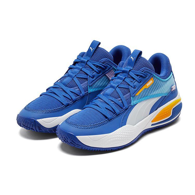 Puma Court Rider Dazzling Blue Saffron Unisex Sneakers 195064-01