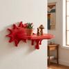 3D Printed Floating Wall Stand Irregular Shape Wall Storage Shelf Melting Display Rack  Bedroom
