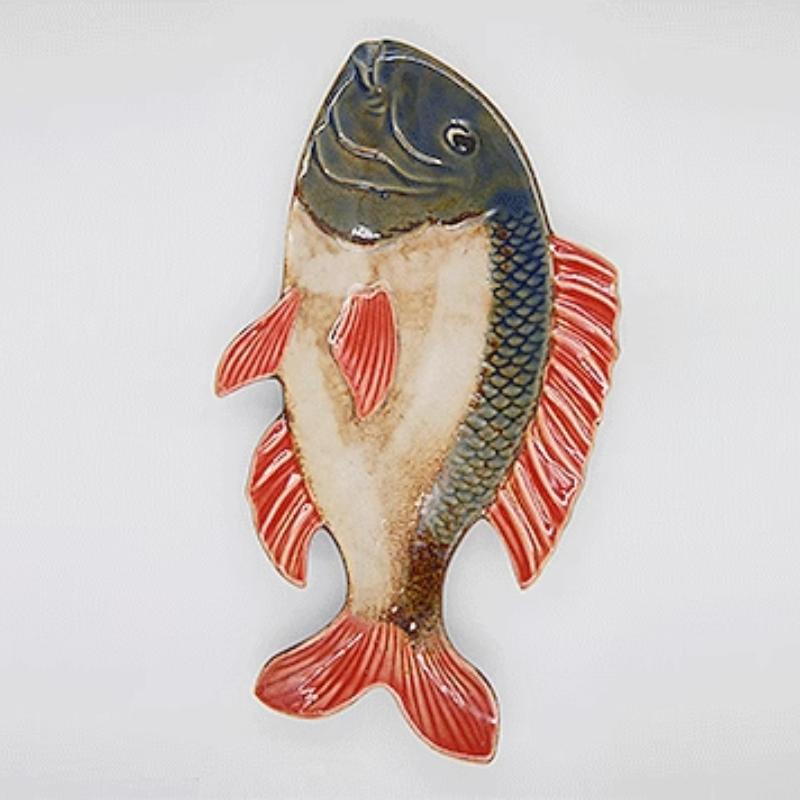 

Керамическая обеденная тарелка в форме животного, блюдо для рыбы на пару, сервировочные тарелки, тарелка для сашими, тарелки для суши, миска для фруктового салата, десертная миска