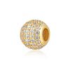 New Gold Plated Star Heart Charm Beads Pendant For Snake Bracelet Necklace DIY Jewelry Making Women Gift Sparkling