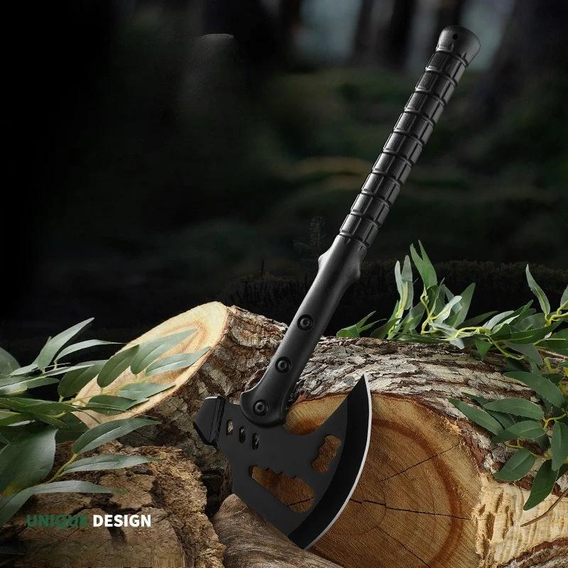 High-quality and Durable Multi Functional Tactical Axe for Self-defense Convenient for Outdoor Survival Household Logging Tool