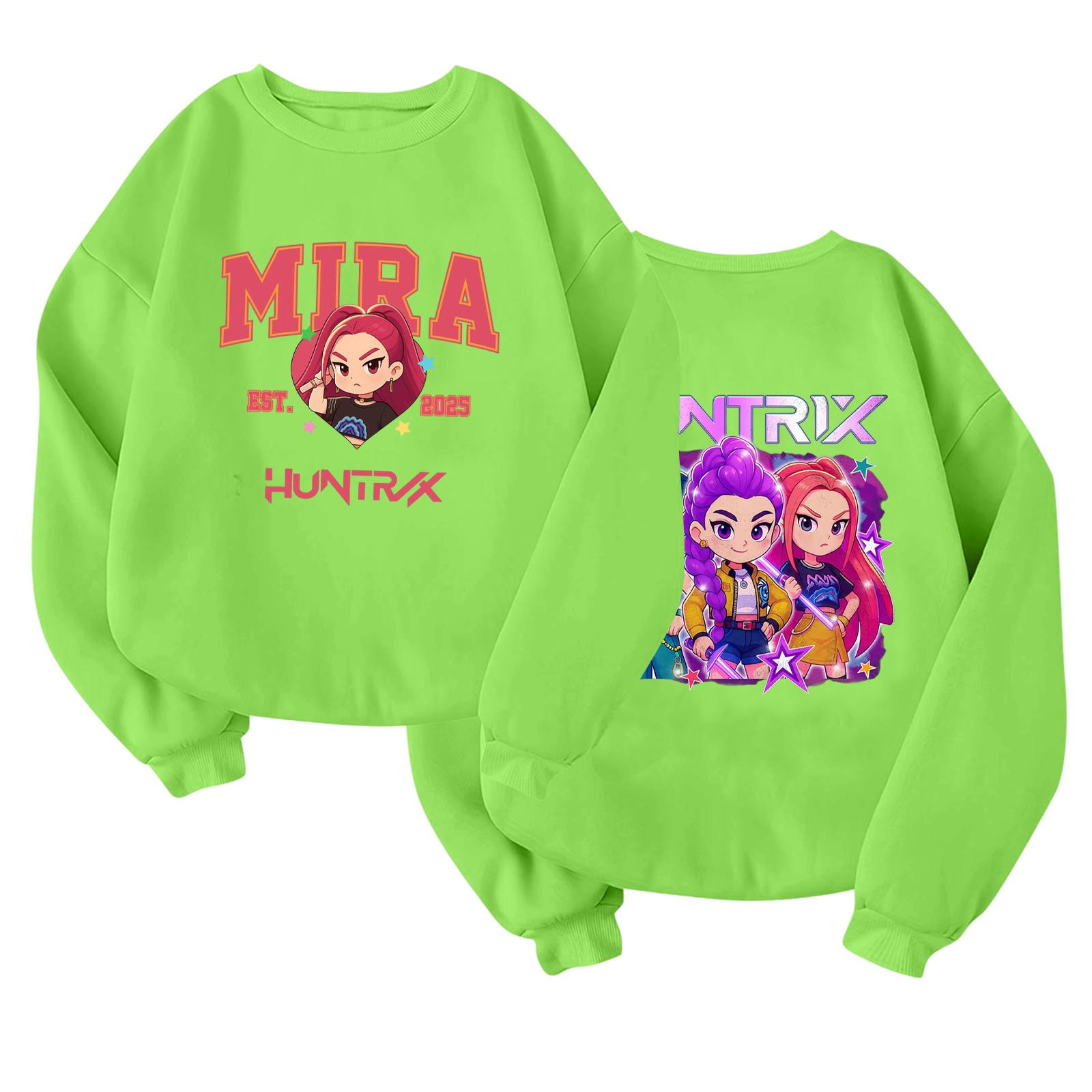 

Детский модный легкий пуловер с длинным рукавом и круглым вырезом с карманами, пуловер с принтом 150