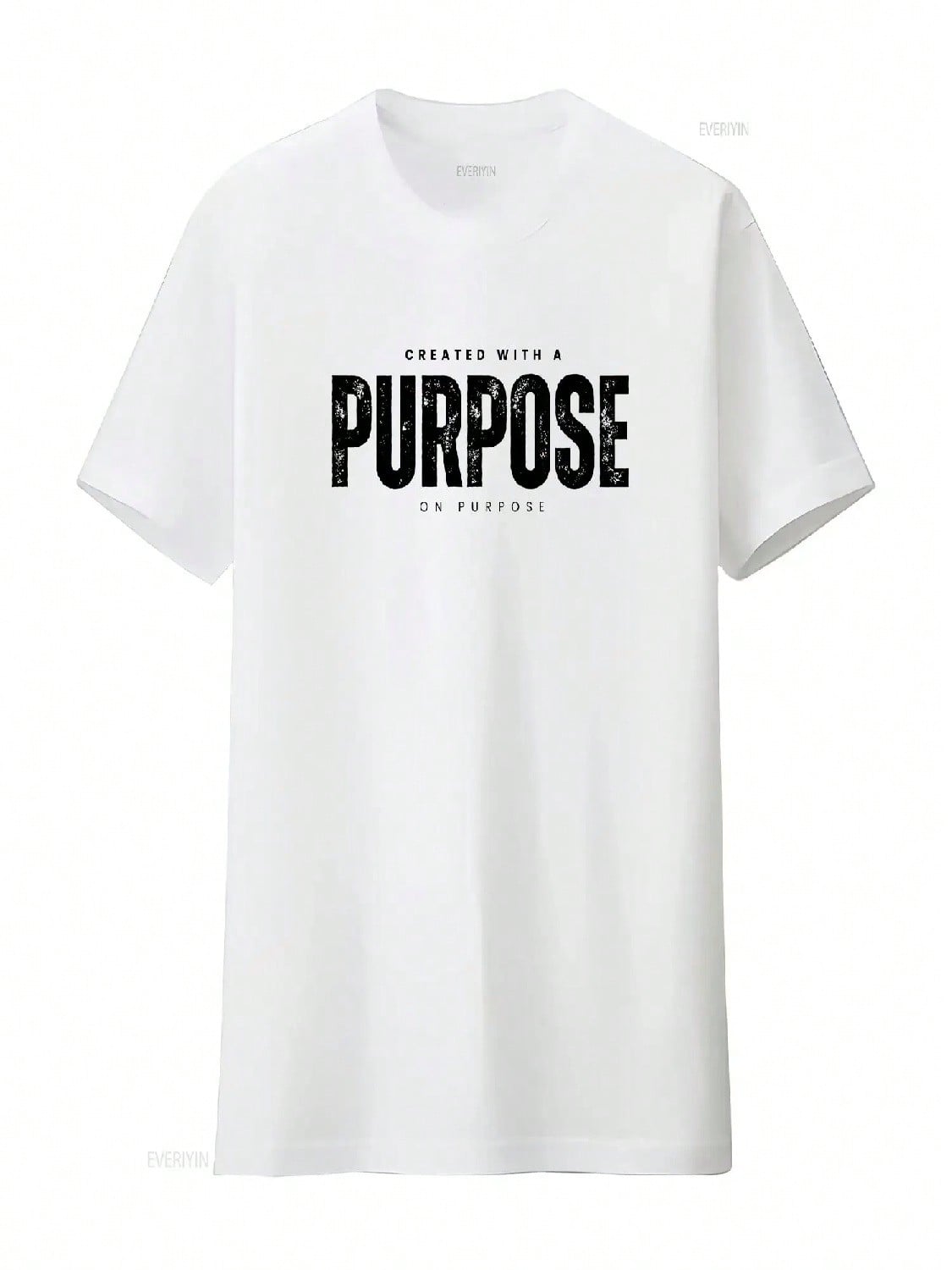 Created With A Purpose T Shirt For Wounisex Motivational EmpowerunisexT Wounisex s Faithbased Inspirational unisex Vintage Washed S разноцветный