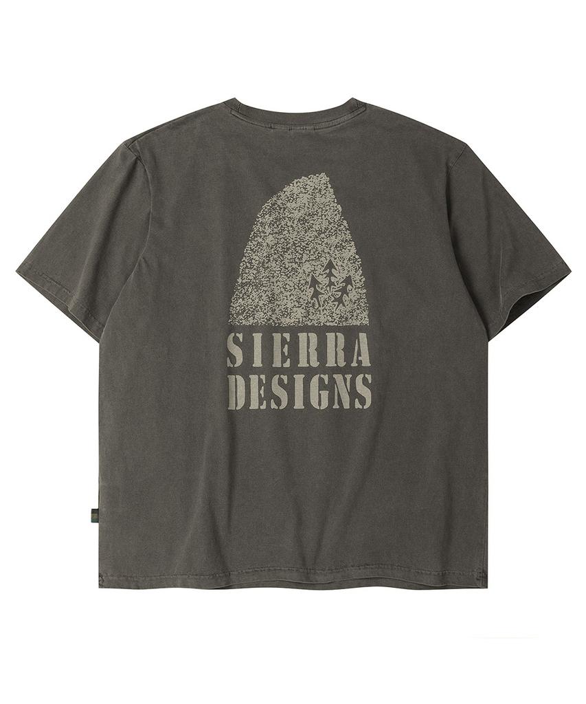 SIERRA DESIGNS Half Dome Washed Short Sleeve Charcoal