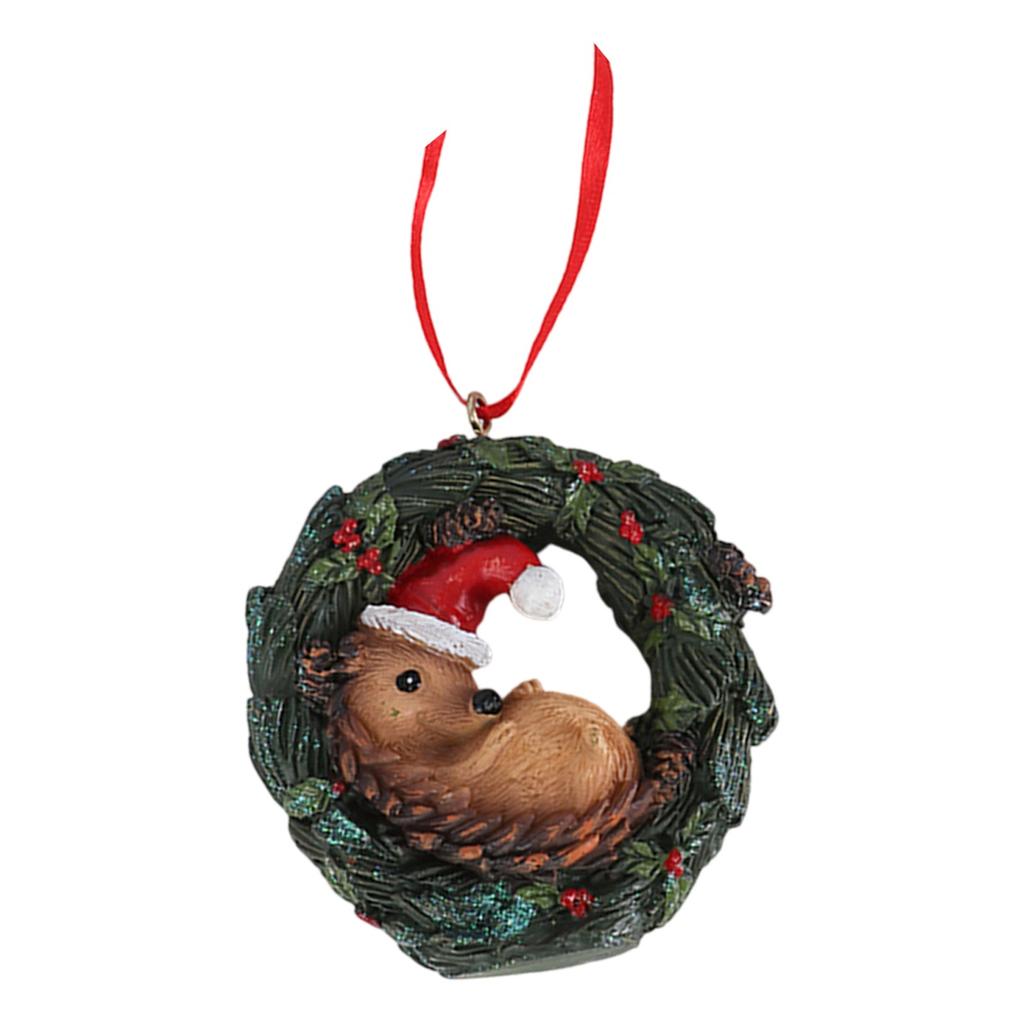 Simulation Animal Pendants, Christmas Ball Resin Crafts Decoration, Home Room Living Room Christmas Gift Ornaments.