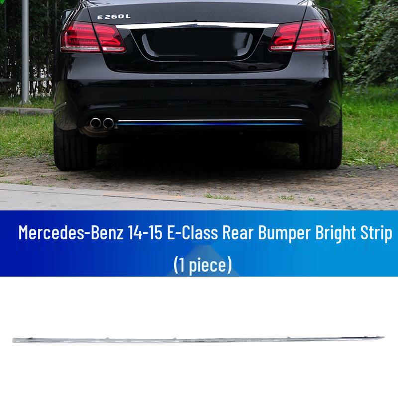 Front & Rear Bumper Chrome Trim for Mercedes-Benz: E180, E200, E260, 300L