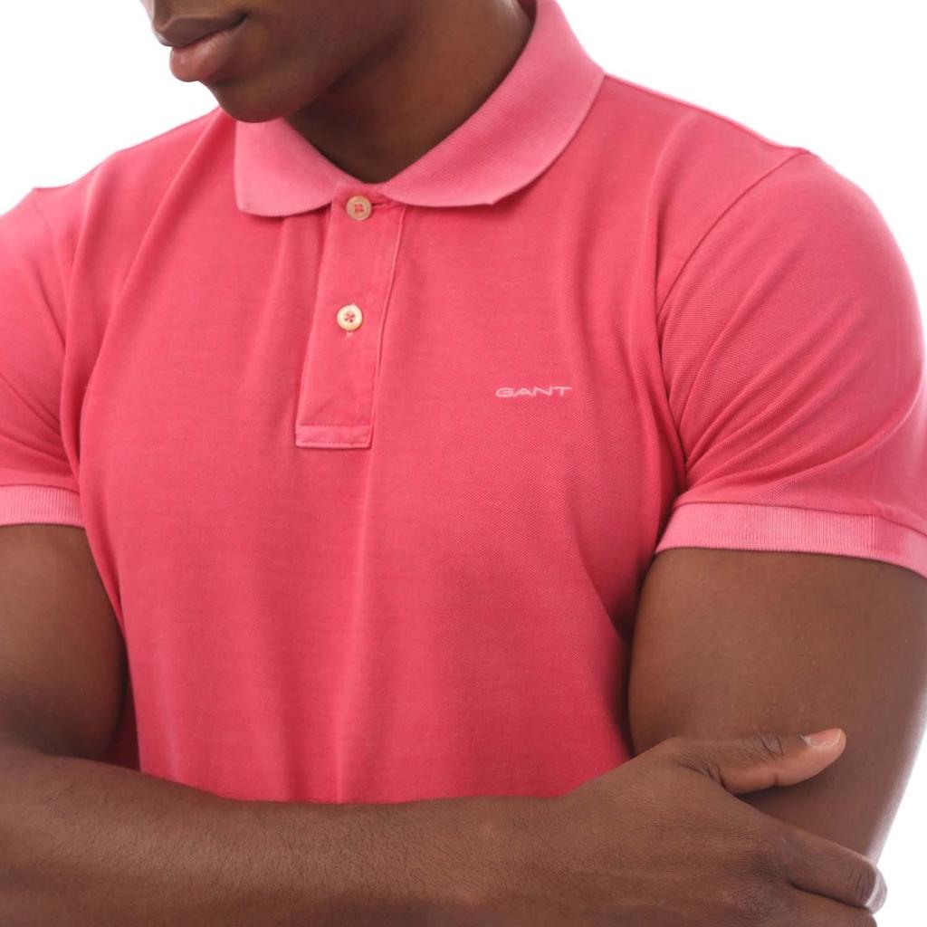 Gant Mens Sunfaded Rugger Pique Polo Shirt