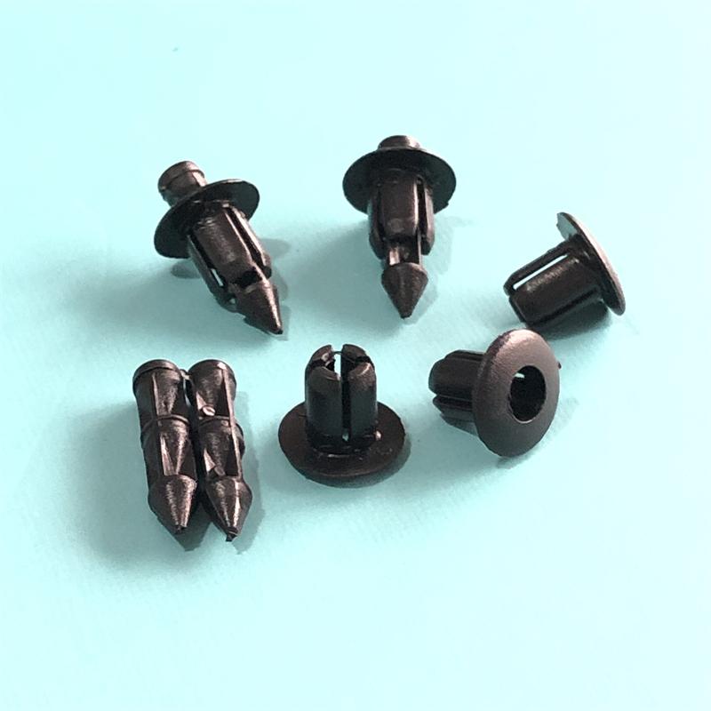 10pcs Auto Fastener Clip Mixed Car Body Push Retainer Pin Rivet Bumper Door Trim Panel Universal Retainer Fastener