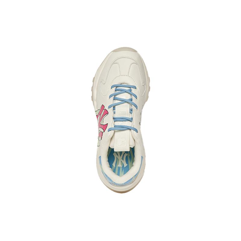 MLB Big Ball Chunky Sneakers Unisex Low Top White/Blue Color Sneakers 3ASHCLC2N-50IVS
