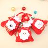 Unique Christmas Handheld Bags Great For Treats Featuring Santa Snowman And Styles Bear