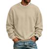 Men's Lined Crewneck Long Sleeve Sweatshirt Casual Loose Fit Pullover for Fall Winter