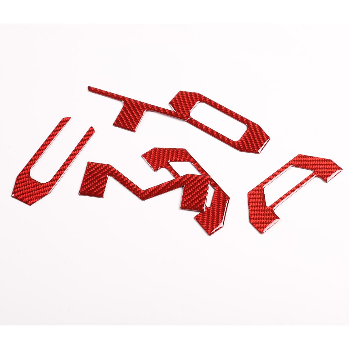 

For Toyota Tacoma 2016-2020 Soft Carbon Fiber Car Rear Tailgate Letter Panel Decorative Sticker Car Accessories