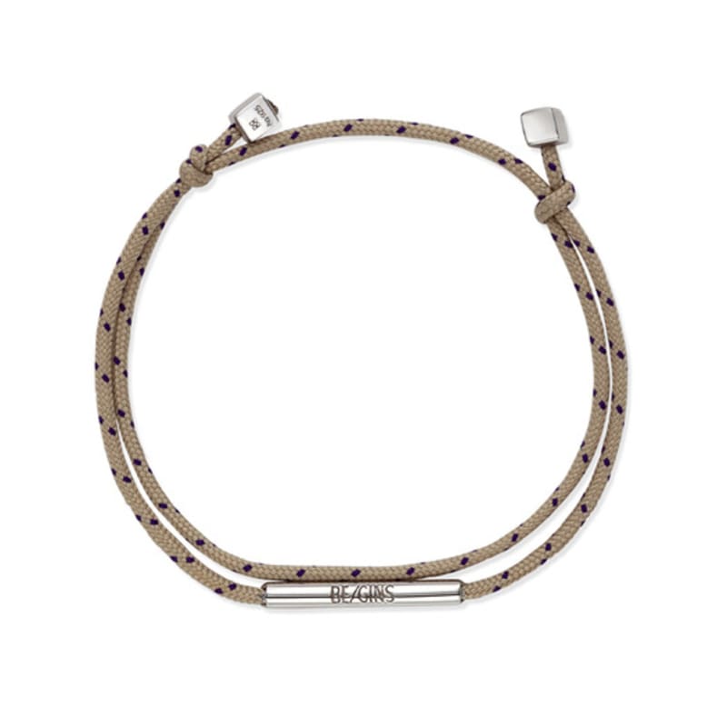 

BE/GINS LA LIGNE DOUBLE string BRACELET BEIGE DOT FREE