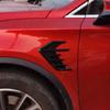 Universal 2pcs Car Fender Side Vents Decor Air Flow Intake Hole Grille Spoiler DIY Style Car Air Flow Intake Vent Hood