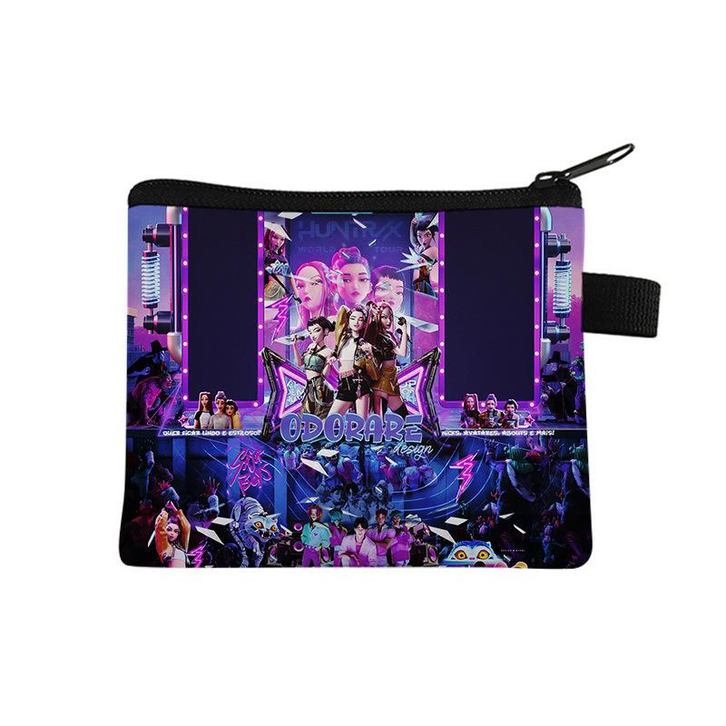 Witch Hunters Change Bag Coin Storage Bag Wallet Short Portable Key Card Bag Cartoon Bag
